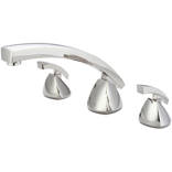 T Ss Delta Classic Double Handle Deck Mounted Roman Tub Faucet